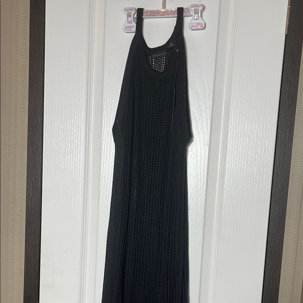 Elegant Black Knit Dress